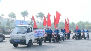 Thành đoàn Bắc Ninh ra quân tuyên truyền An toàn giao thông