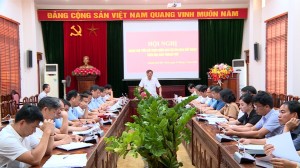 Hội nghị họp đánh giá tiến độ thực hiện các dự án giao đất DCDV trên địa bàn phường Nam Sơn