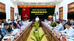 Hội nghị Ban Chấp hành Đảng bộ thành phố Bắc Ninh lần thứ 17