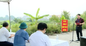 Cưỡng chế thực hiện Quyết định thu hồi đất dự án đầu tư xây dựng khu nhà ở tái định cư đường H thành phố Bắc Ninh 
