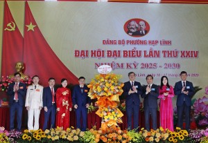 Đại hội Đảng bộ phường Hạp Lĩnh lần thứ XXIV, nhiệm kỳ 2025 – 2030