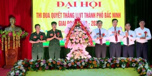 Đại hội Thi đua Quyết thắng LLVT thành phố Bắc Ninh giai đoạn 2019-2024