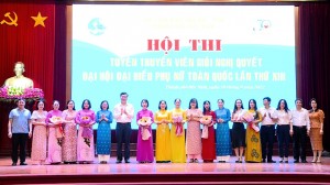 Hội thi tuyên truyền viên giỏi Nghị quyết Đại hội đại biểu phụ nữ toàn quốc lần thứ XIII