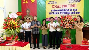 Khai trương phòng khám vệ tinh tại Trạm Y tế phường Suối Hoa – TP Bắc Ninh 