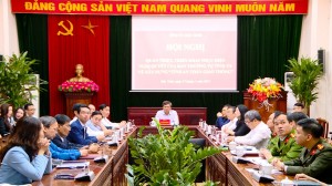 Quán triệt, triển khai thực hiện Nghị quyết của Ban Thường vụ Tỉnh ủy về xây dựng “Tỉnh an toàn giao thông”