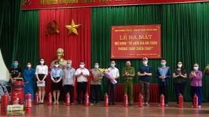 Lễ ra mắt mô hình “Tổ liên gia an toàn phòng cháy, chữa cháy”