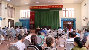 Chủ tịch UBND thành phố Nguyễn Song Hà dự sinh hoạt Chi bộ khu 10, phường Đại Phúc