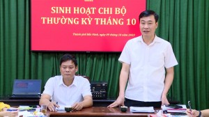 Phó Bí thư Thường trực Thành uỷ dự sinh hoạt Chi bộ khối Đoàn thể thành phố