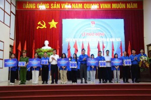 Thành đoàn Bắc Ninh tổ chức Lễ phát động chiến dịch TNTN hè 2025, tổng kết công tác Đoàn - Đội trường học năm học 2024 - 2025