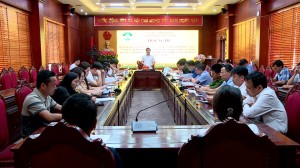 Hội nghị đối thoại với các hộ dân chưa nhận bồi thường tại dự án  đường Vành đai 4 (đợt 2)
