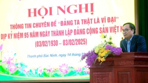 Ban CHQS thành phố tổ chức thông tin chuyên đề 