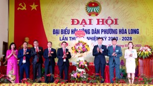 Đại hội điểm Đại hội đại biểu Hội Nông dân phường Hoà Long lần thứ XII, nhiệm kỳ 2023 - 2028