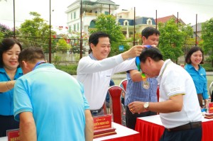 Bế mạc giải bóng đá công nhân viên chức lao động thành phố Bắc Ninh năm 2024
