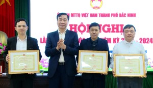 Ủy ban MTTQ thành phố Bắc Ninh khóa XX, nhiệm kỳ 2019 - 2024 tổ chức Hội nghị lần thứ 12