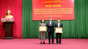 Đảng uỷ phường Khắc Niệm tổ chức Hội nghị kiểm điểm giữa nhiệm kỳ và sơ kết 2 năm thực hiện Kết luận số 01 của Bộ Chính trị