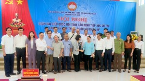 Đoàn Đại biểu Quốc hội tỉnh tiếp xúc cử tri phường Nam Sơn