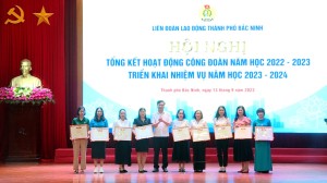 Tổng kết hoạt động công đoàn năm học 2022 - 2023