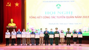 Thành phố Bắc Ninh tổng kết công tác tuyển quân năm 2022