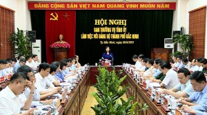 Triển khai Nghị quyết số 25 của Ban Thường vụ Tỉnh ủy  về xây dựng và phát triển thành phố Bắc Ninh 