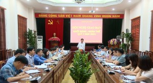 Thành ủy Bắc Ninh giao ban khối Đảng – Đoàn thể quý I năm 2021