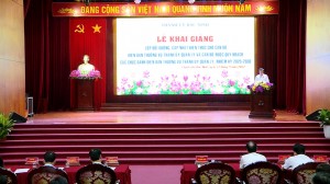 Thành ủy Bắc Ninh khai giảng lớp bồi dưỡng, cập nhật kiến thức cho cán bộ diện BTV Thành ủy quản lý nhiệm kỳ 2025 - 2030