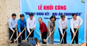 Khởi công “Nhà đại đoàn kết -  Mái ấm thanh niên”