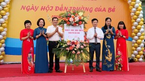 Chủ tịch UBND thành phố Nguyễn Song Hà dự Lễ Khai giảng năm học 2022-2023