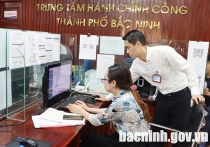 Thành phố Bắc Ninh chú trọng nâng cao chất lượng cải cách thủ tục hành chính