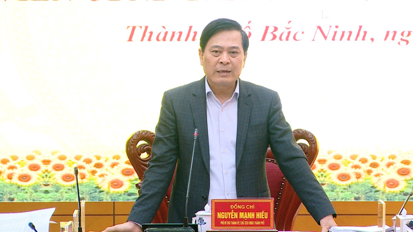 UBND thành phố Bắc Ninh tổ chức phiên họp thường kỳ tháng 1 năm 2025