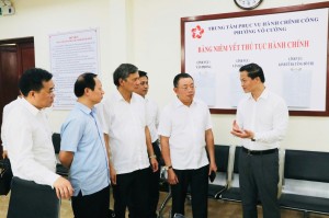 Đoàn công tác Trung ương kiểm tra công tác chuẩn bị vận hành chính quyền địa phương 2 cấp tại thành phố Bắc Ninh