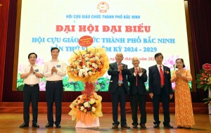 Đại hội đại biểu Hội Cựu giáo chức thành phố Bắc Ninh lần thứ V, nhiệm kỳ 2024 - 2029