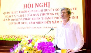 Thành ủy Bắc Ninh quán triệt, triển khai thực hiện Nghị quyết số 25