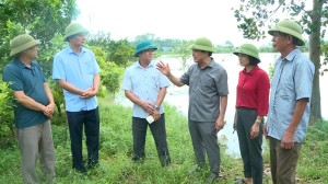 Bí thư Thành ủy Bắc Ninh kiểm tra công tác ứng phó mưa lũ trên địa bàn