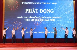 Hội nghị phát động Ngày chuyển đổi số quốc gia năm 2024 trên địa bàn tỉnh Bắc Ninh