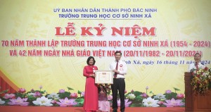 Trường THCS Ninh Xá kỷ niệm 70 năm thành lập