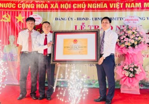 Đình Vạn Phúc đón nhận Bằng di tích lịch sử - văn hóa cấp tỉnh