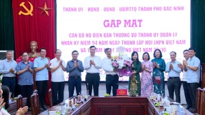 Gặp mặt các đồng chí cán bộ nữ thuộc diện Ban Thường vụ Thành ủy quản lý