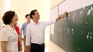 Phó Chủ tịch UBND tỉnh Lê Xuân Lợi kiểm tra điều kiện bảo đảm tổ chức Kỳ thi tuyển sinh vào lớp 10 năm học 2025 - 2026 tại thành phố Bắc Ninh