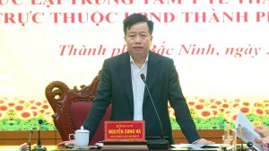 Triển khai Quyết định của Chủ tịch UBND tỉnh về việc tổ chức lại Trung tâm Y tế thành phố Bắc Ninh trực thuộc UBND thành phố Bắc Ninh