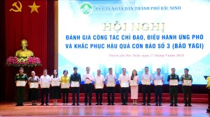 Hội nghị đánh giá công tác chỉ đạo điều hành ứng phó và khắc phục hậu quả cơn bão số 3 (bão Yagi)