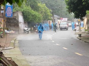 Công tác xử lý tình huống khi trên địa bàn phường Vũ Ninh                                  có trường hợp nghi nhiễm Covid-19