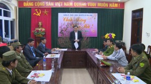 Lãnh đạo thành phố Bắc Ninh thăm, tặng quà Tết các đơn vị Công an